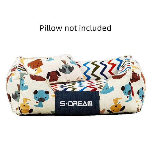 Cozy Haven: The Ultimate Removable And Washable Dog Cat Bed